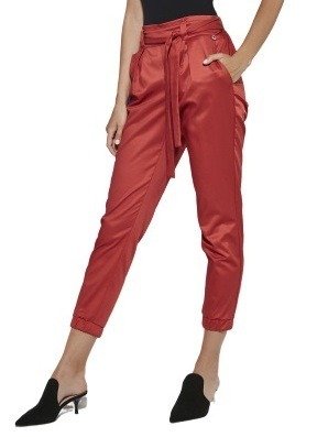 Spodnie Ennywear rdzawo czerwone 290043 
